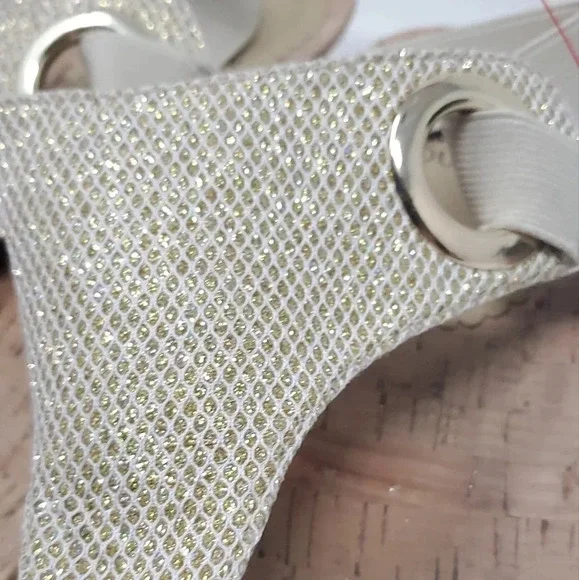 White Mountain Cream Wedge Sandals - Picture 7 of 10